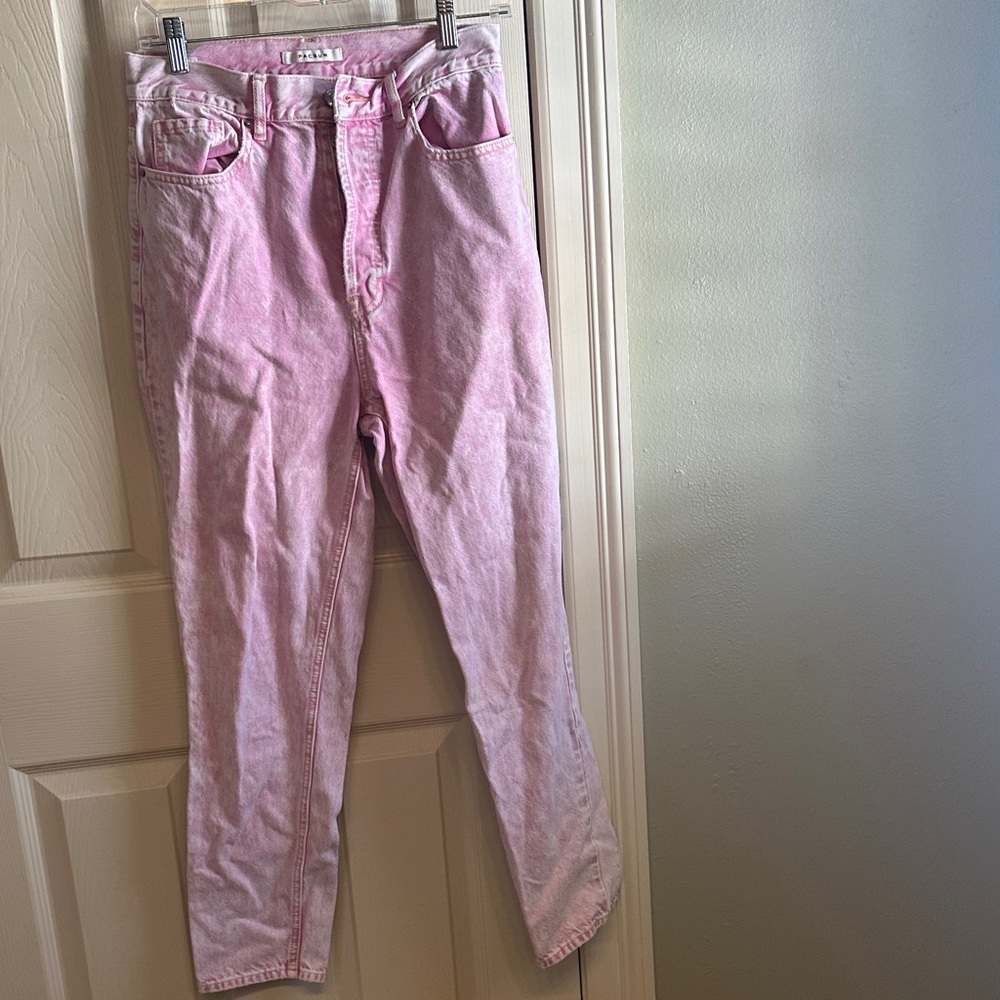PacSun Light Pink Women's Straight Leg Jeans